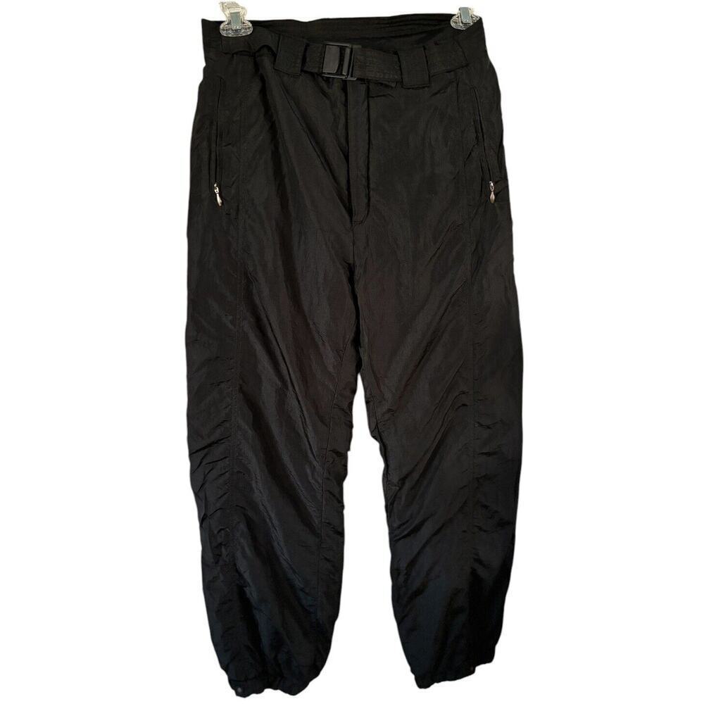 Vintage Serac Pants Womens 14 Black USA Made Snow Ski Snowboard Outdoor Winter